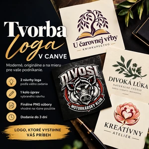 „Vytvorím moderné a elegantné logo pre vaše podnikanie“