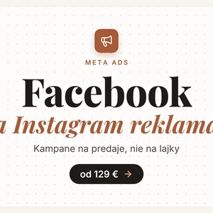 Nastavím Facebook a Instagram reklamu Meta Ads ktorá predáva