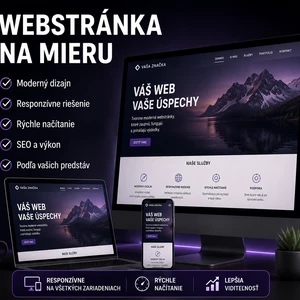 Vytvorím modernú a responzívnu webstránku na mieru