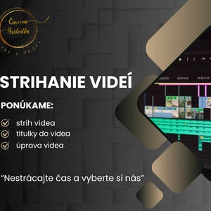 Strih videa a titulkovanie
