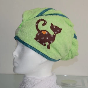 Originální ručník na vlasy s aplikací - různá provedení