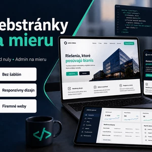 Tvorba webstránok na mieru bez WordPressu s administráciou a SEO