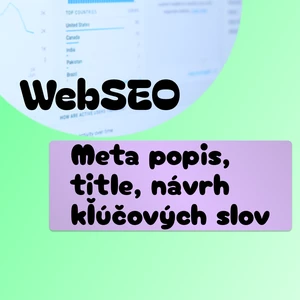 Ja vypracujem title, META popis a návrh kľúčových slov