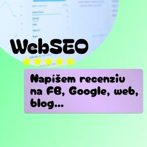 Ja napíšem recenziu na FB, Google, Web, Blog, Heuréka