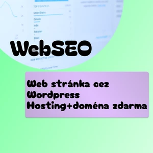 Já udělám webovú stránku přes WordPress – doména + hosting ZDARMA + základní SEO + GDPR