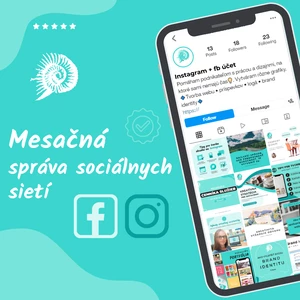 Unikátní měsíční zpráva FB + IG účtu