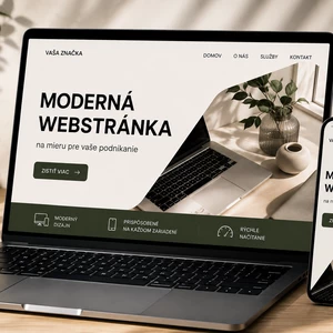 Ja spravím modernú stránku na mieru
