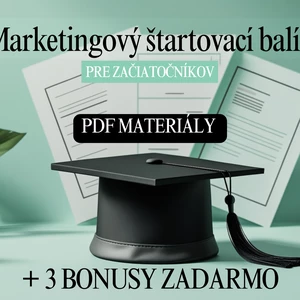 Marketingový štartovací balík pre úplných začiatočníkov a PDF materiály