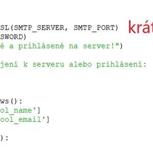 Program na hromadné automatizované odosielanie e-mailov