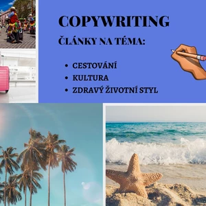 Napíšu Vám článek, týkající se cestování či kultury 