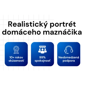 Portrét domáceho zvieraťa ako dekorácia alebo personalizovaný darček