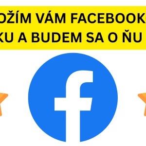 Založím Vám Facebookovú stránku a budem sa o ňu starať