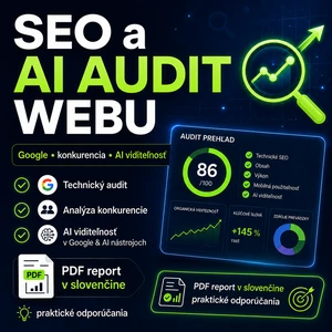 Spravím SEO a AI audit vášho webu Google konkurencia a AI viditeľnosť