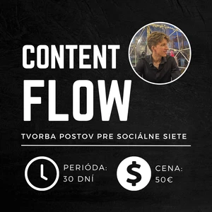 CONTENT FLOW – Tvorba postov pre sociálne siete
