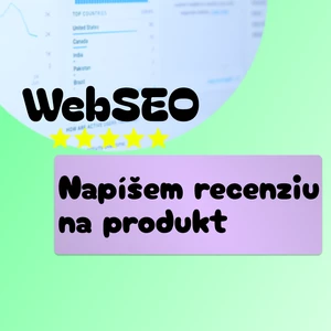 Ja napíšem krátku recenziu na váš produkt