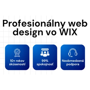 Profesionálny web design vo WIX – moderné a funkčné webové stránky na mieru