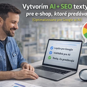 Vytvorím AI + SEO texty ktoré predávajú - Optimalizované pre Google aj AI
