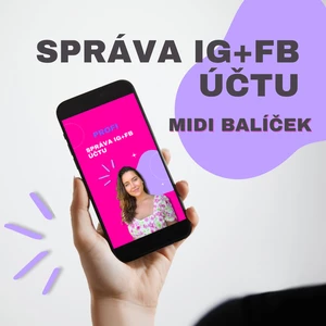 PROFI správa IG/FB účtů MIDI balíček