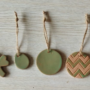 Keramická sada ozdob 5ks - sada20