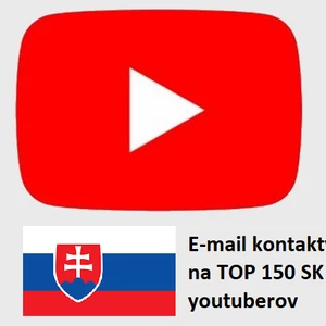 Ja spravím E-mail kontakty na TOP 150 SK youtuberov