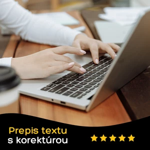 Ja spravím prepis textu z obrázku či PDF