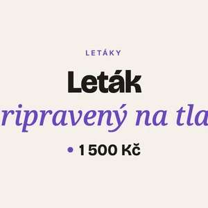 Navrhnem leták alebo plagát pre vašu firmu