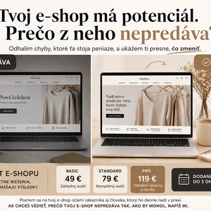 Ukážem ti prečo tvoj e-shop nepredáva - audit a riešenia