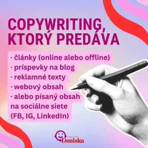 COPYWRITING ktorý predáva
