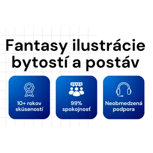 Fantasy postavy a bytosti – profesionálna ilustrácia na mieru
