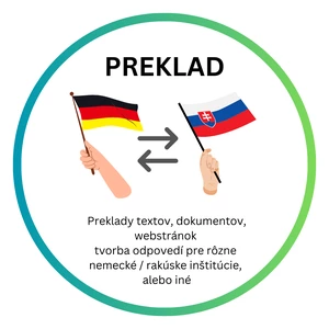 Preložím text z nemčiny do slovenčiny a naopak