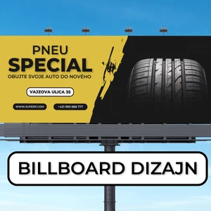 já udělám POUTAVÝ BILLBOARD - profesionální design na zakázku