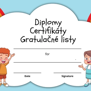 Personalizované diplomy/certifikáty 