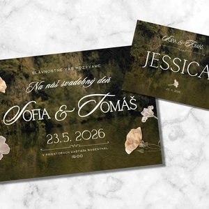 Vytvorím moderné a elegantné svadobné oznámenie na mieru 