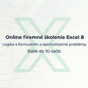 Online firemné školenie Excel 8 / Logika s formulármi a optimalizačné problémy