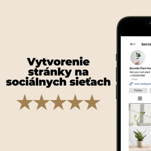 Vytvorenie stránky na sociálnych sieťach
