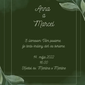 Já udělám svatební oznámení