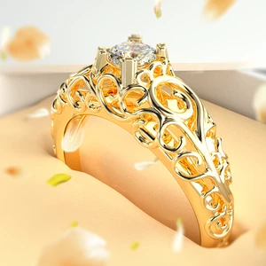 3D model zásnubného prsteňa