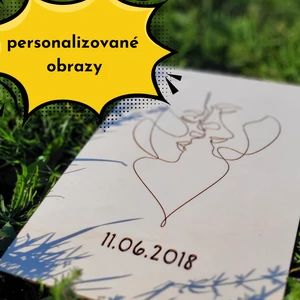 Krásny darček - Personalizovaný obraz na drevo