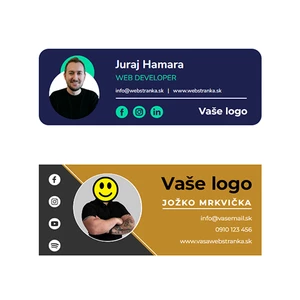 HTML emailová vizitka na mieru