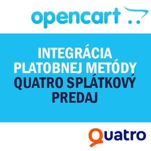Integrácia služby Quatro Splátkový predaj do systému OpenCart 2x a 3x