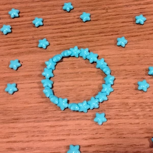 Náramek hvězda modrý