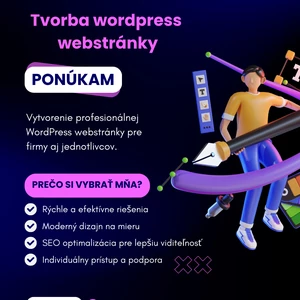 Vytvorím Vám webstránku cez WordPress