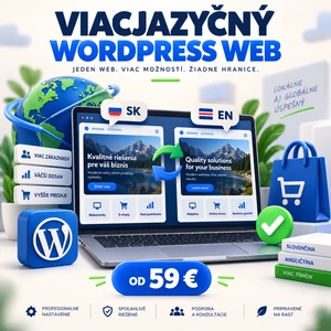 Nastavím viacjazyčný WordPress alebo WooCommerce web