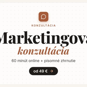 Marketingová konzultácia 60 minút – audit a priority pre vašu firmu