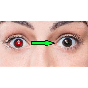 Odstraním červené oči z 10 fotografií