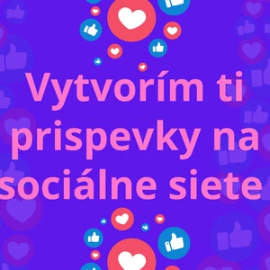 Príspevky na IG a FB len mesačne