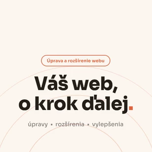 Úprava a rozšírenie existujúcich webových stránok