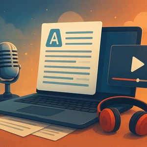 Přepis audio a video nahrávek do textu