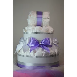 Plienková torta - fialová