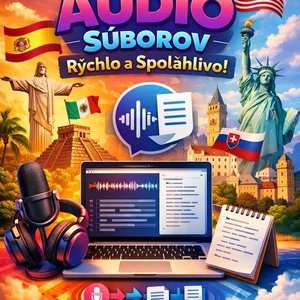 Ja spravím PREPIS AUDIO SUBORU/VIDEA